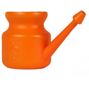 Plastic Orange Jal Neti Pot (500 ml)