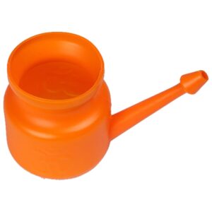 Plastic Orange Jal Neti Pot (500 ml)