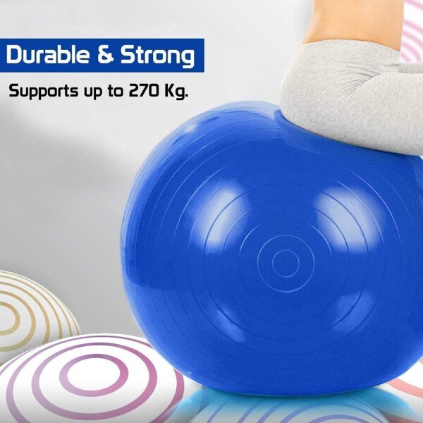 Anti-Burst Exercise Yoga Ball 75cm With Pump - Image 3
