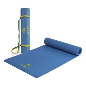 Yoga Mat with Yoga Strap for Men & Women