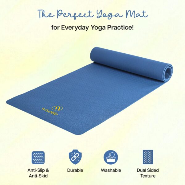 Yoga Mat with Yoga Strap for Men & Women - Image 2